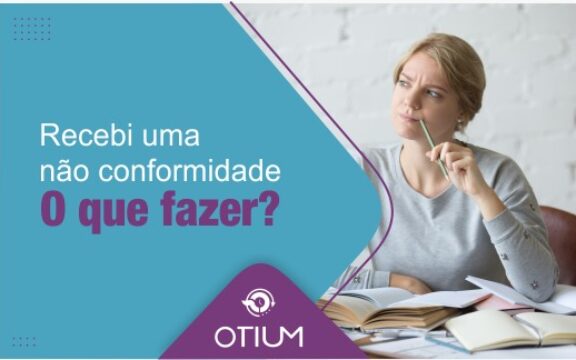 Recebi uma não conformidade, O que fazer?